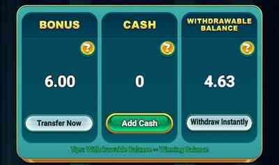 Yono Rummy Add Cash Button